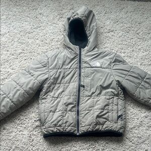 The North Face Kids' Tan Reversible Hooded Puffer Jacket